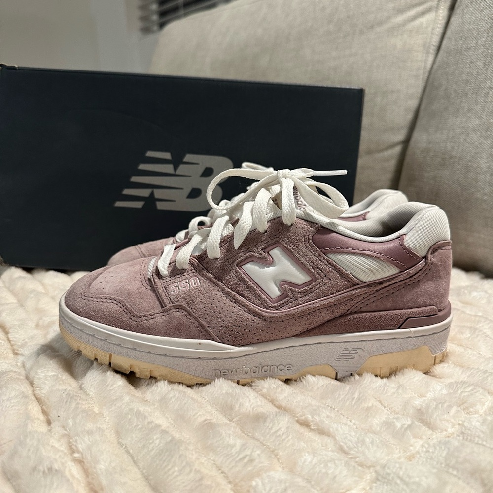 New Balance Women's 550 Sneakers - Purple and Beige